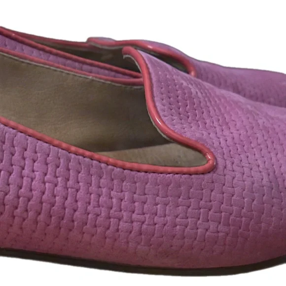 Clarks Artisan Tige De Cuir Loafers Suede Flats Circa 2013 Pink Excellent Size 7 - Picture 5 of 8